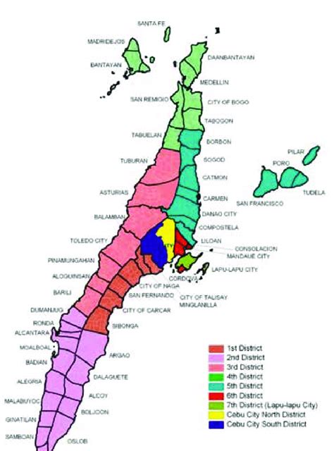 1st district of cebu|The evolution of Cebu's 7 congressional districts .